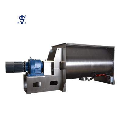 Stainless/Mild Steel Powder Ribbon Mixer With Large Capacity